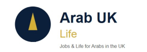 Logo of Arab UK Life website for jobs, lifestyle and opportunities for Arabs living in the United Kingdom