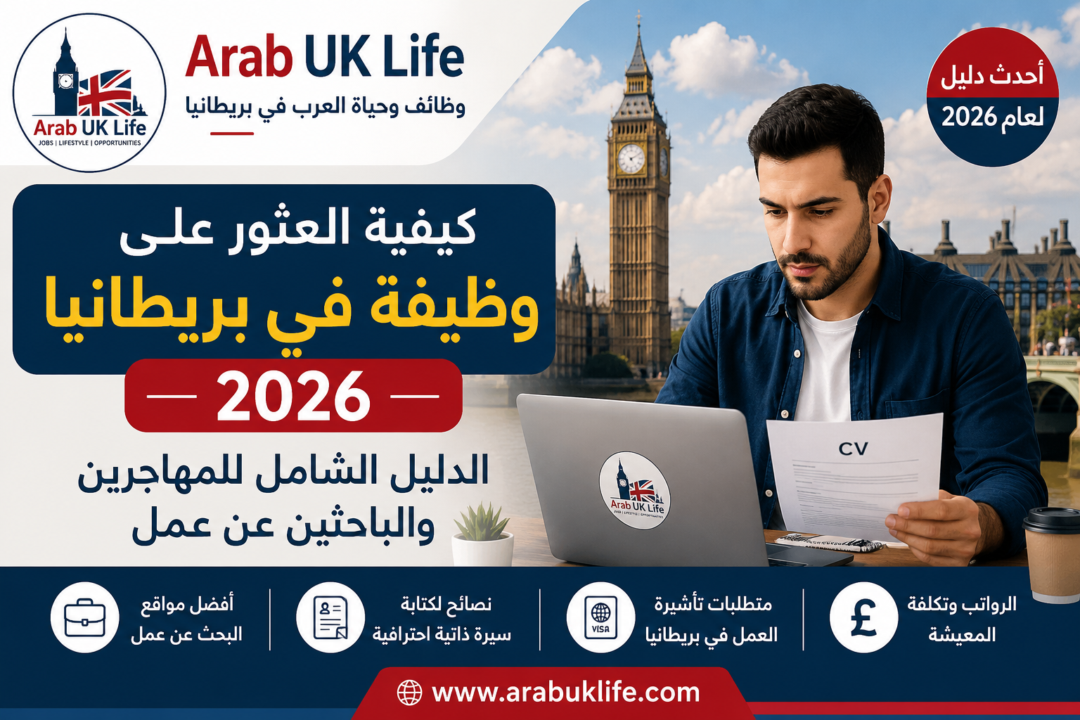 أفضل 10 وظائف يمكن العمل بها من المنزل في بريطانيا 2026: الرواتب والمتطلبات وطريقة التقديم