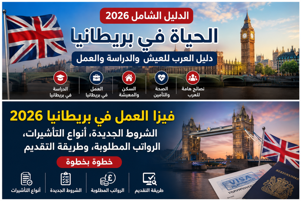 تكلفة المعيشة في بريطانيا 2026 مع مقارنة أسعار السكن والطعام والمواصلات والرواتب في المملكة المتحدة.